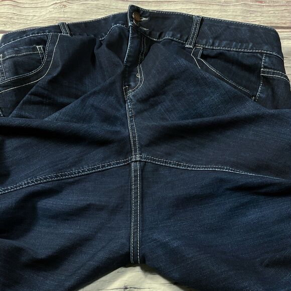 Lane Bryant Womens Jeans sz 20 Dark Wash Skinny Ankle x29" Cotton Denim Stretch - Picture 8 of 11